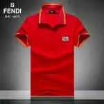 fendi  crewneck t-shirt new season revers polo red